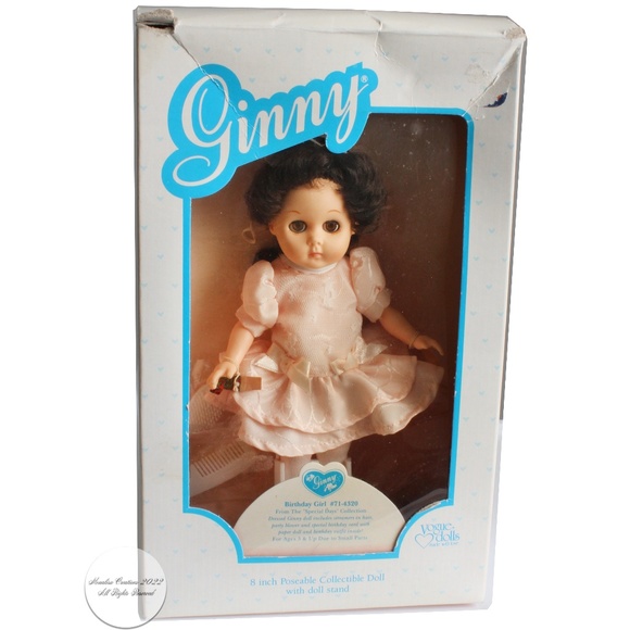 Ginny Doll Birthday Girl Vogue Dolls Special Days Collection 1990s Damaged Box
